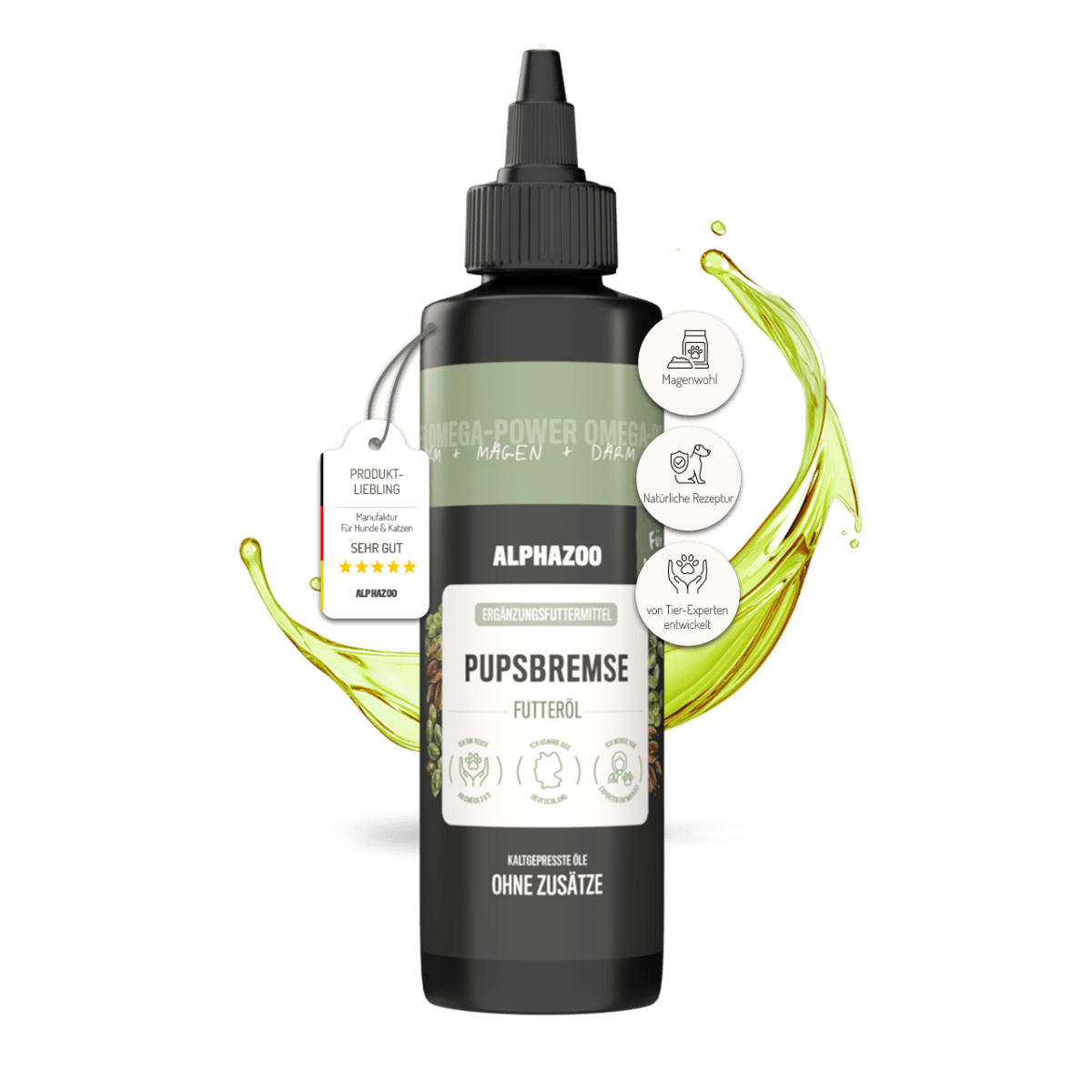 Pupsbremse Futteröl für Hunde