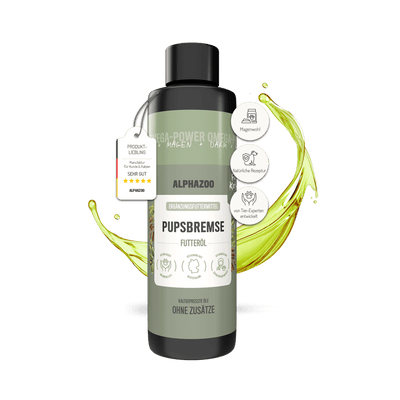 Pupsbremse Futteröl für Katzen