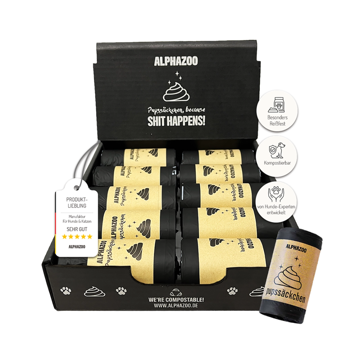 
                      Fart bags poop bags for dogs I Compostable dog poop bags Compostable dog poop bags, sustainable & biodegradable
                      