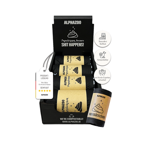 Fart bags poop bags for dogs I Compostable dog poop bags - compostable dog waste bags, sustainable & biodegradable
