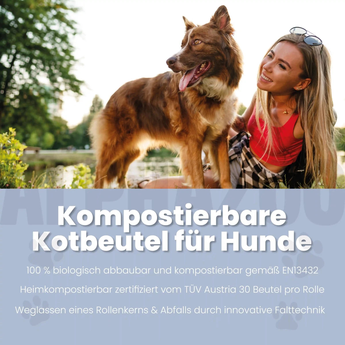 Pupssäckchen Kotbeutel Kompostierbare Hundekotbeutel, nachhaltig & biologisch abbaubar