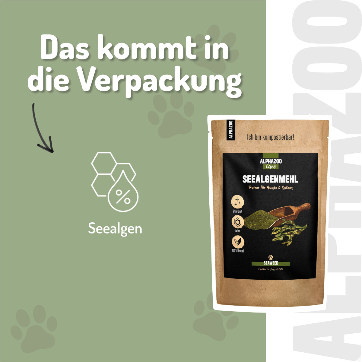 
                      Seaweed flour 250g for dogs & cats I Ascophyllum Nodosum seaweed
                      