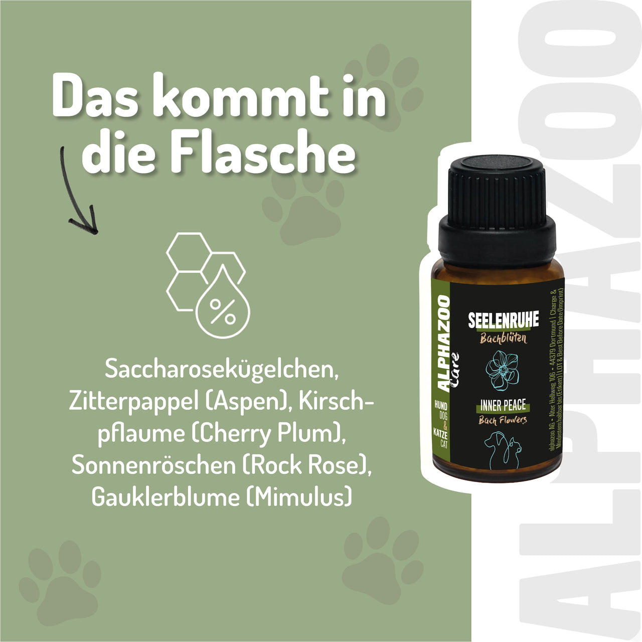 
                      Seelenruhe Bachblüten Seelenruhe Bachblüten 15 g, sanfte Entspannung für Hunde und Katzen als Globuli
                      