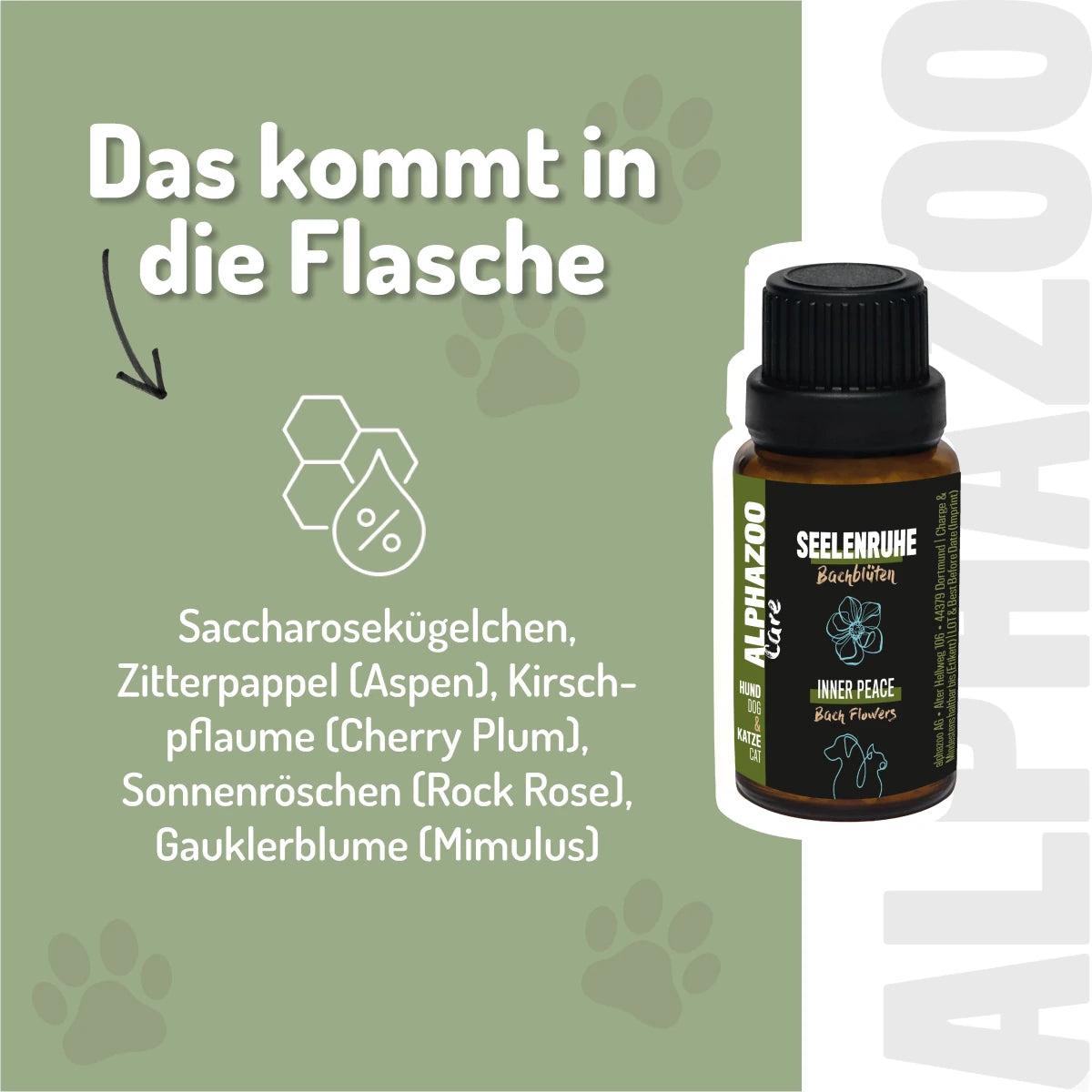 
                      Seelenruhe Bachblüten Seelenruhe Bachblüten 15 g, sanfte Entspannung für Hunde und Katzen als Globuli
                      