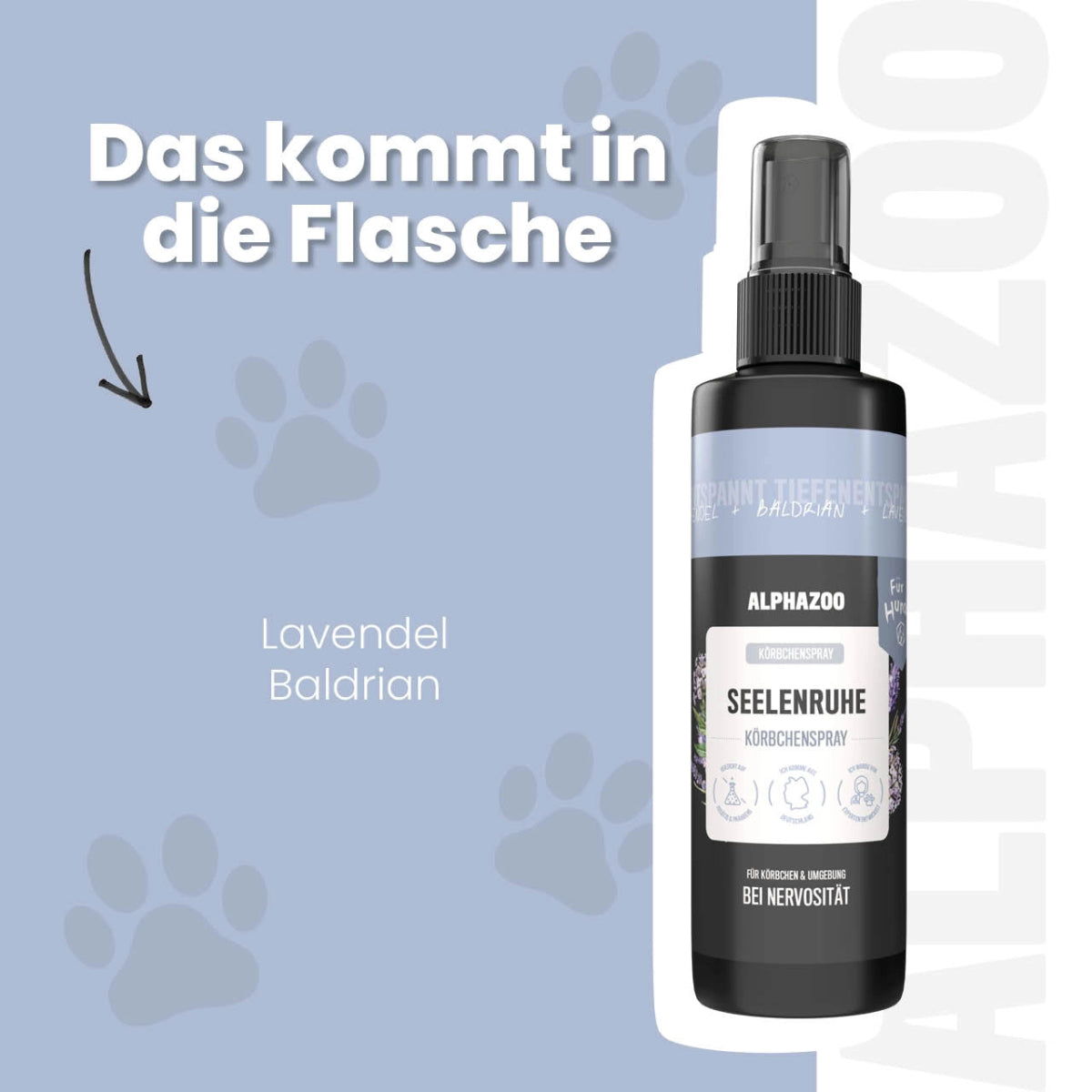 
                      Seelenruhe basket spray for dogs Calming Spray for Dogs – soothing scent with lavender & valerian
                      