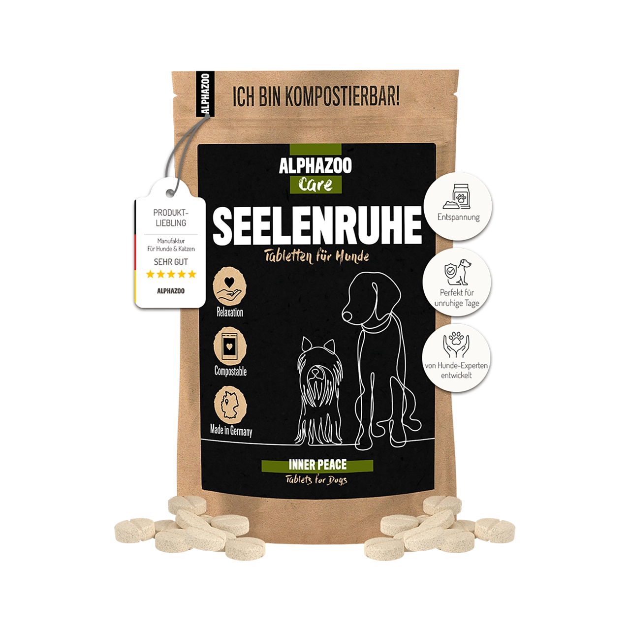 Seelenruhe Tabletten Seelenruhe Tabletten – Ergänzungsfutter in Tablettenform