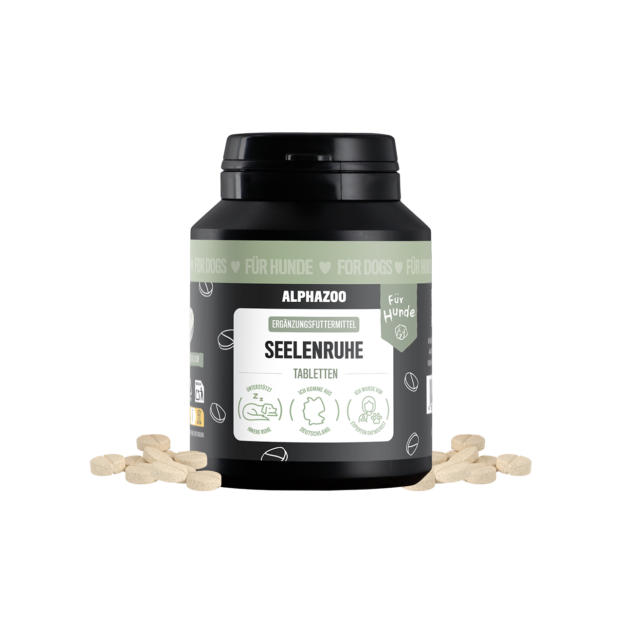 
                      Seelenruhe Tabletten Seelenruhe Tabletten – Ergänzungsfutter in Tablettenform
                      