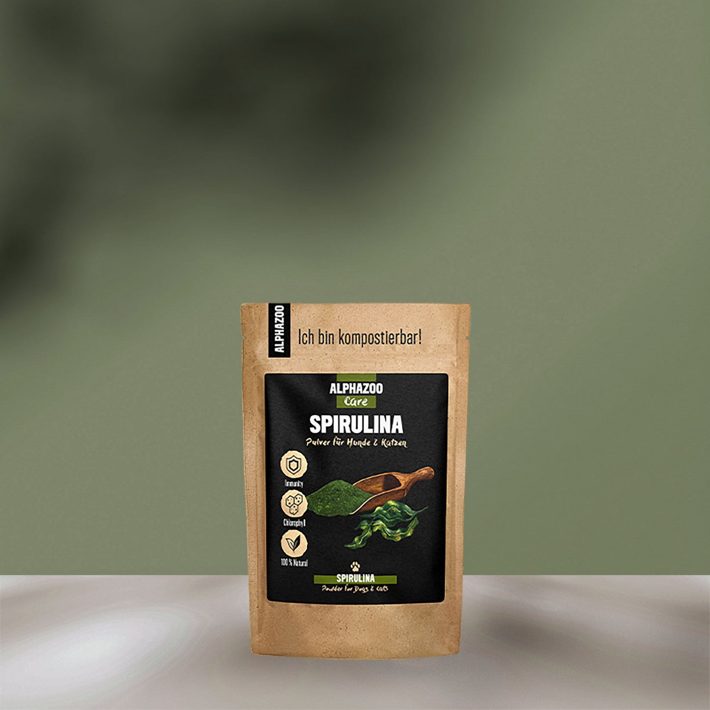 Spirulina powder for dogs & cats I Chlorophyll algae powder