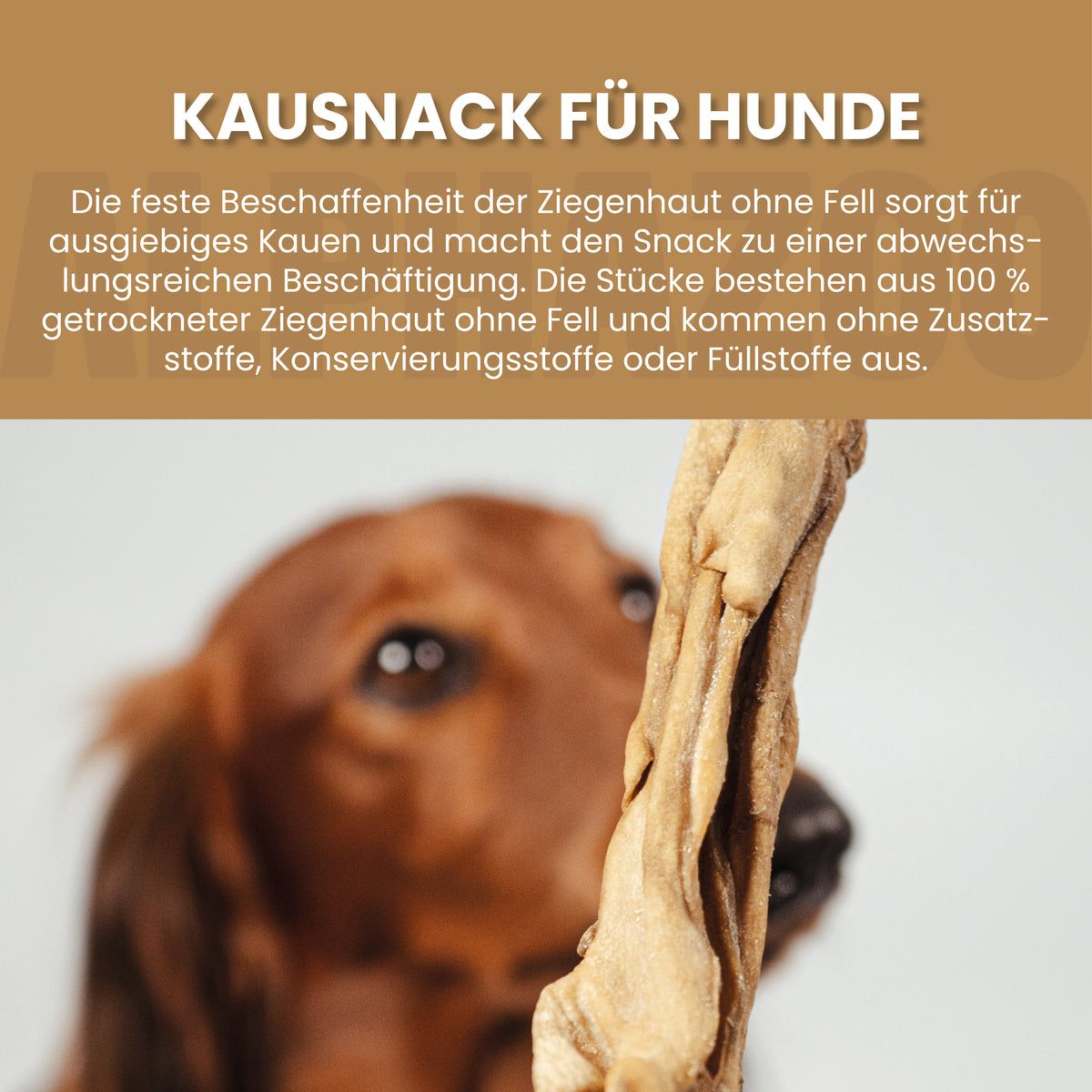 Ziegenhaut ohne Fell